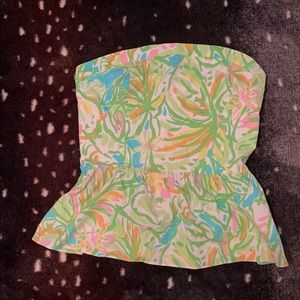 Lilly Pulitzer Peplum Top